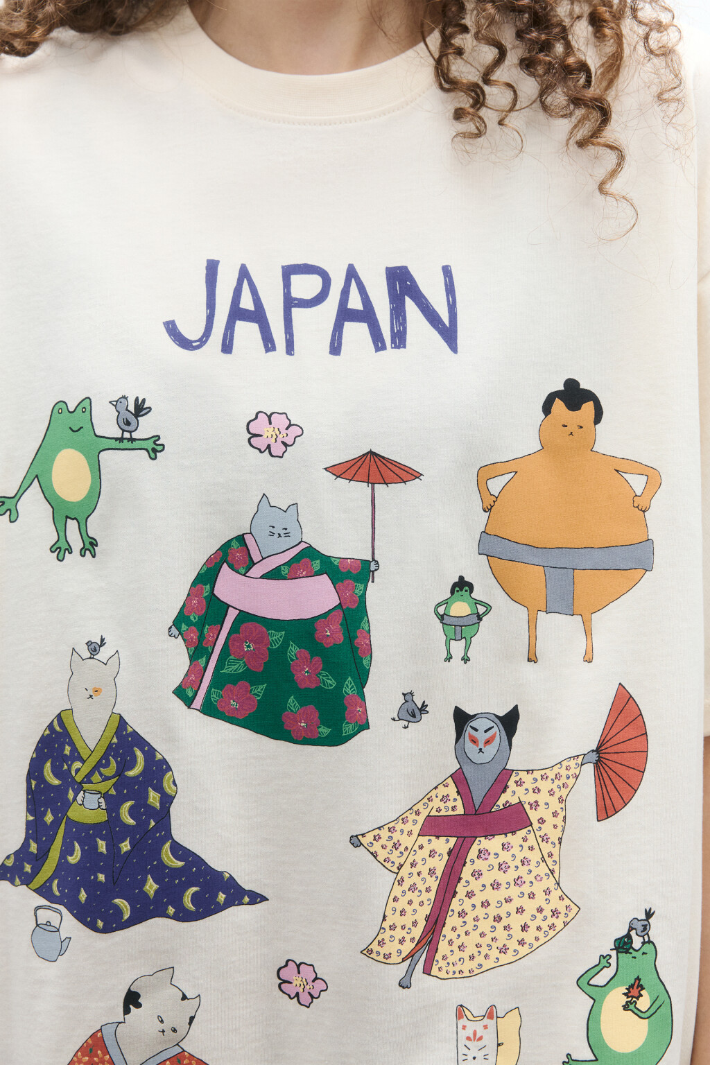 Футболка хлопковая с принтом - цвет мультиколор - 5