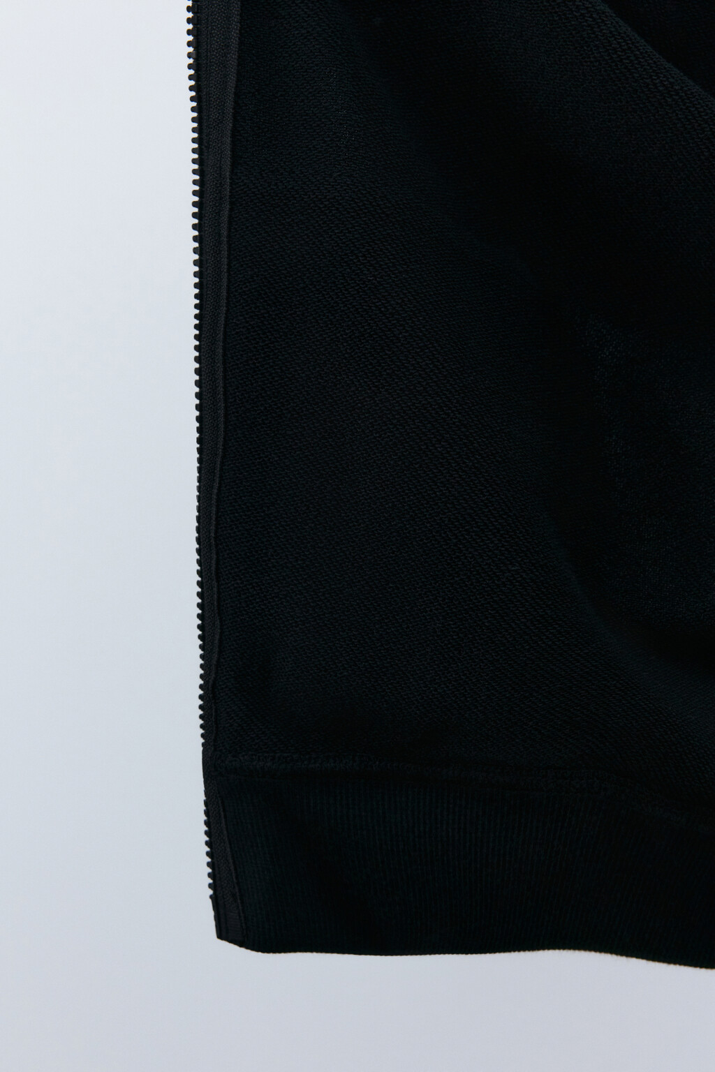 Худи-зипка с капюшоном и принтом - цвет черный - 7