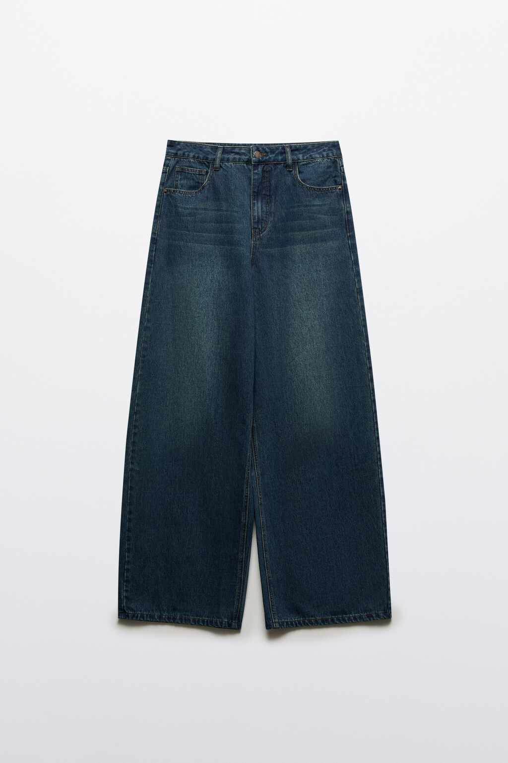 Джинсы baggy со средней посадкой - цвет синий - 8