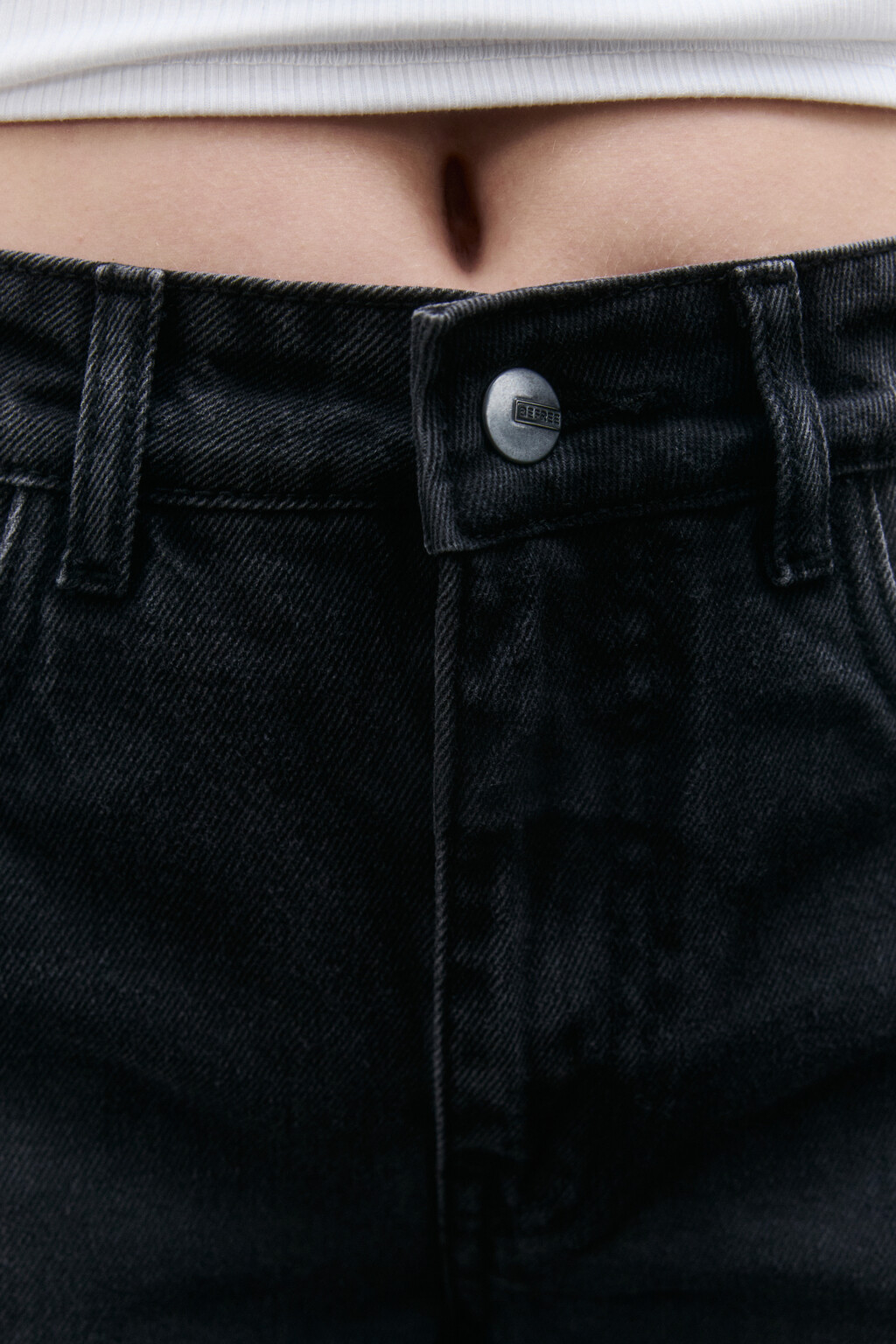 Джинсы barrel fit со средней посадкой - цвет серый - 5