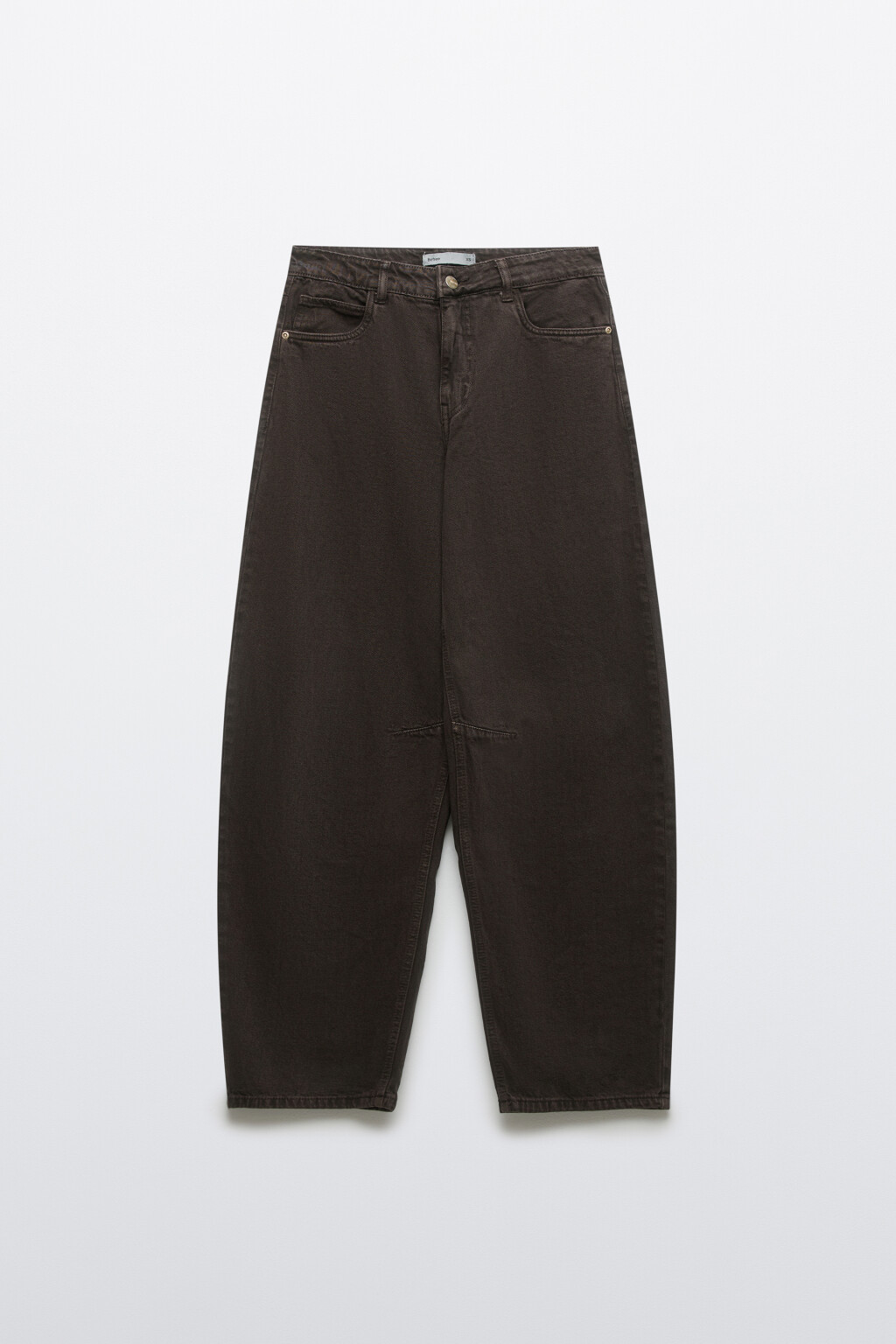 Джинсы barrel fit со средней посадкой - цвет зеленый - 7