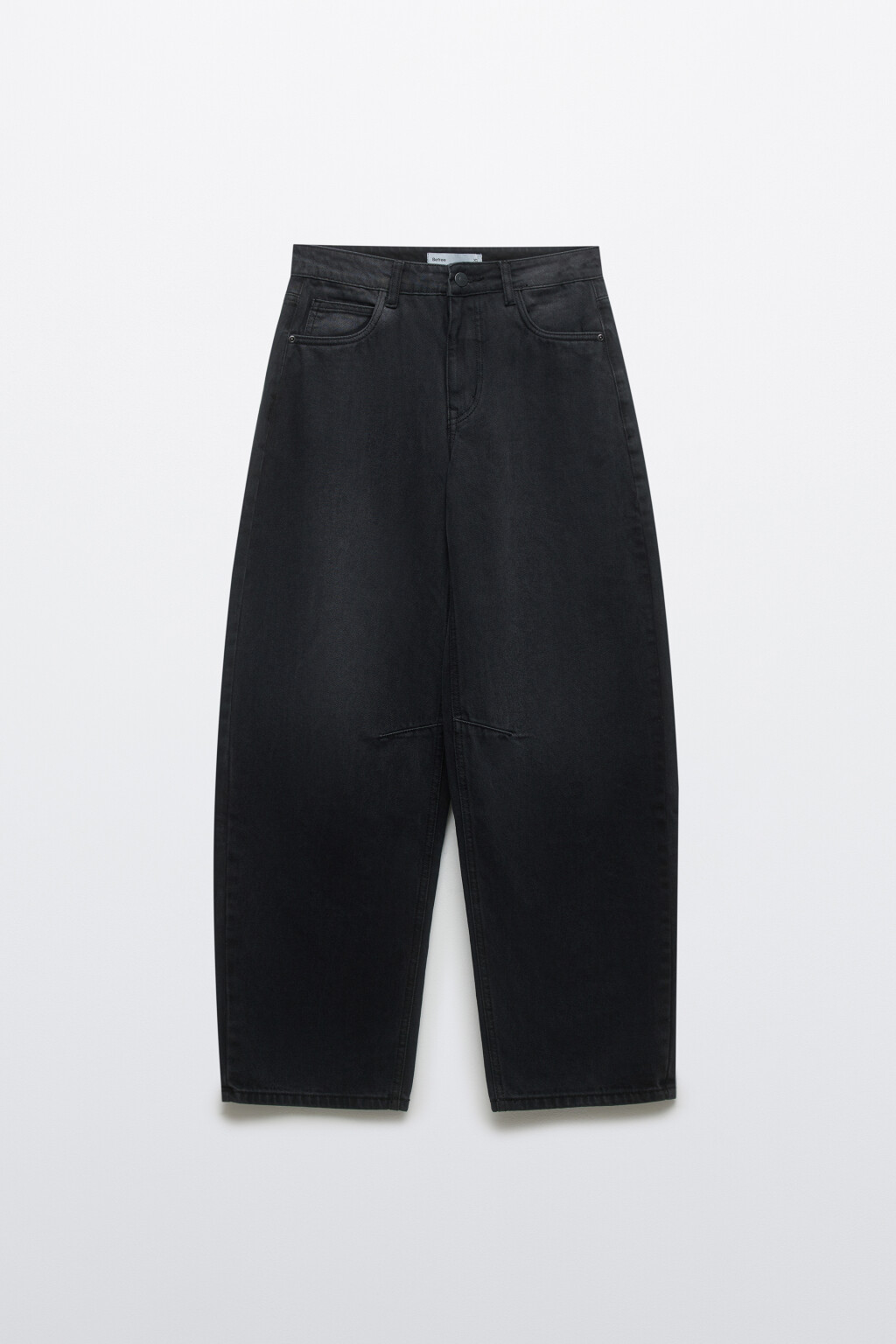 Джинсы barrel fit со средней посадкой - цвет черный - 7