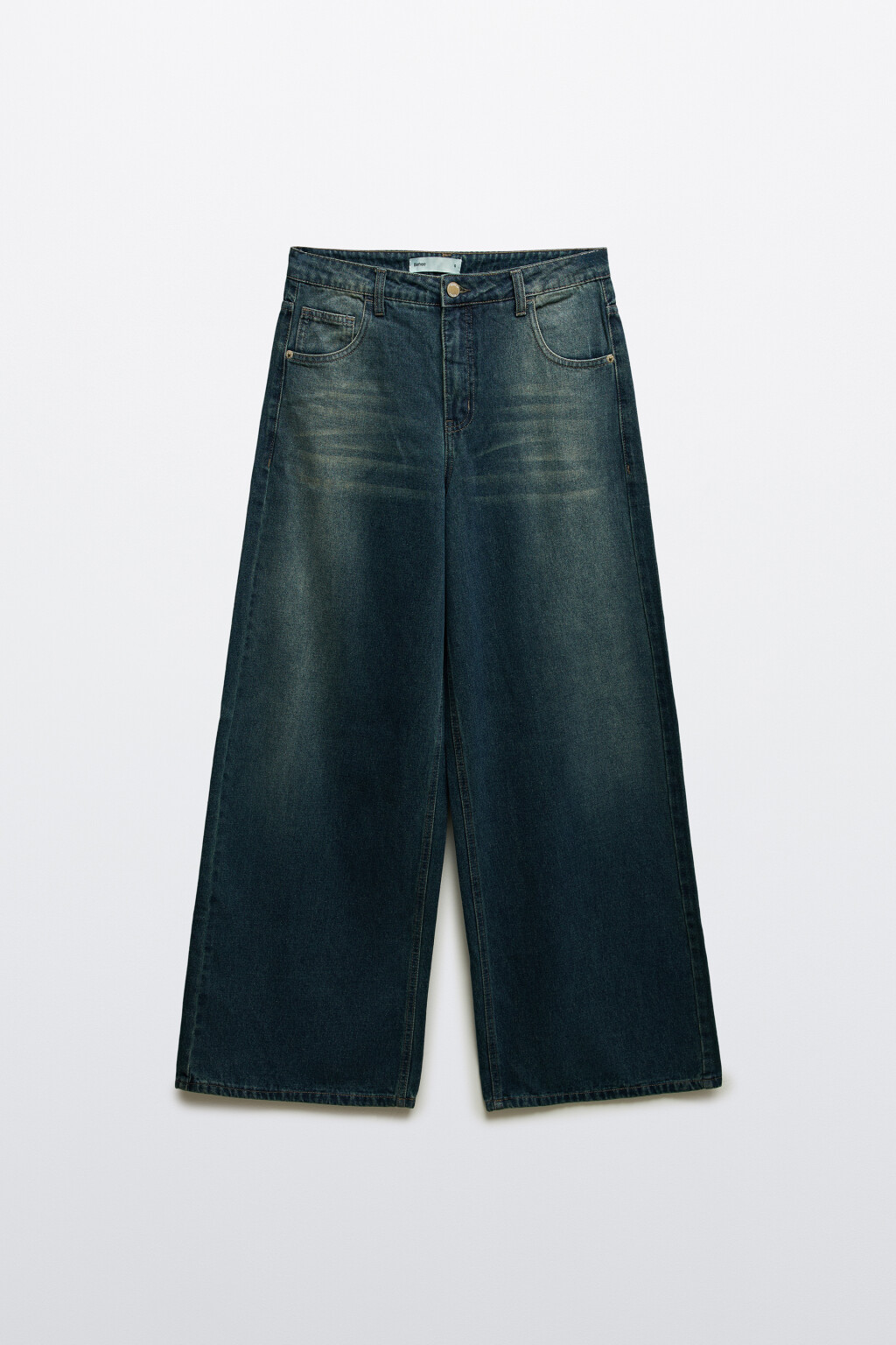 Джинсы baggy fit со средней посадкой - цвет синий - 6
