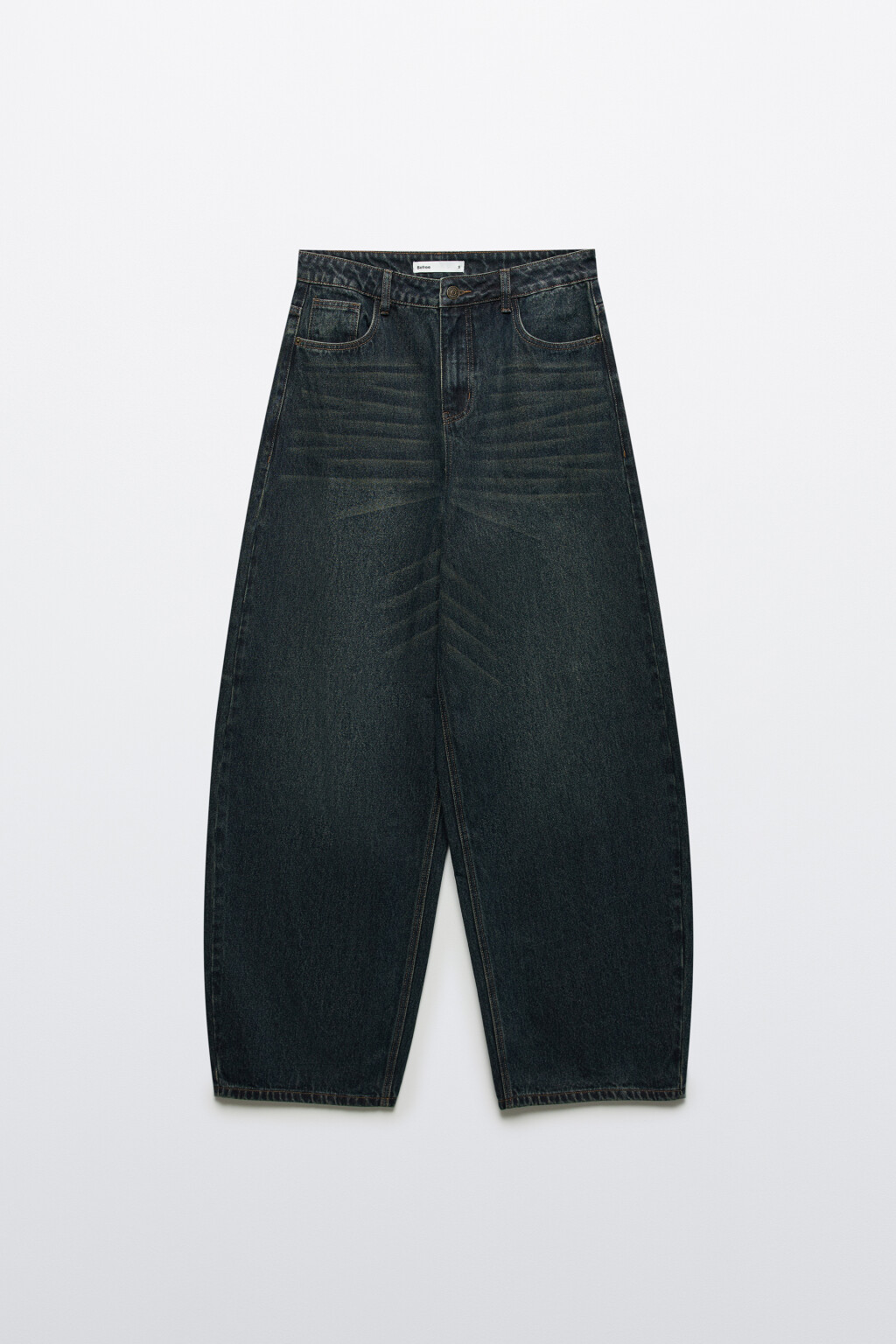 Джинсы baggy fit со средней посадкой - цвет темный тинт - 7