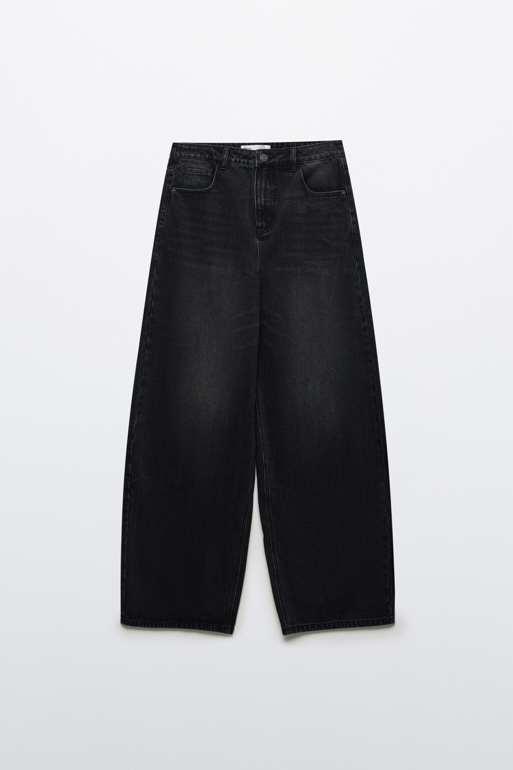 Джинсы baggy fit со средней посадкой - цвет черный - 7