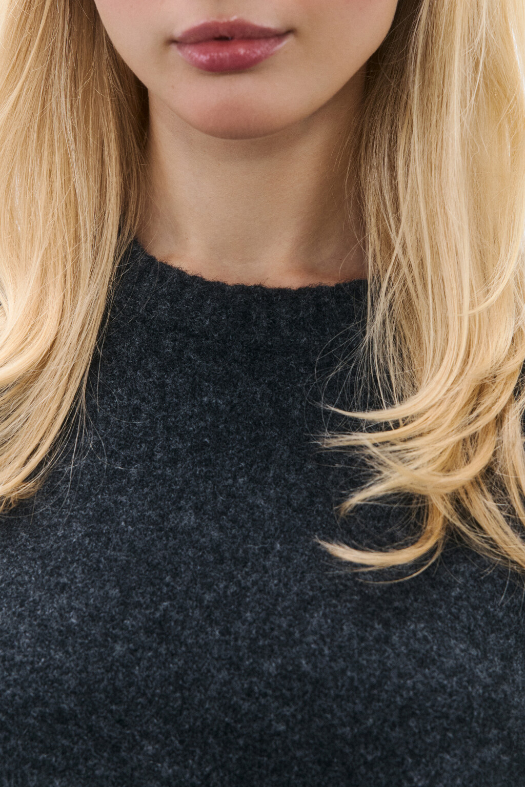 Джемпер вязаный с шерстью - цвет серый - 6