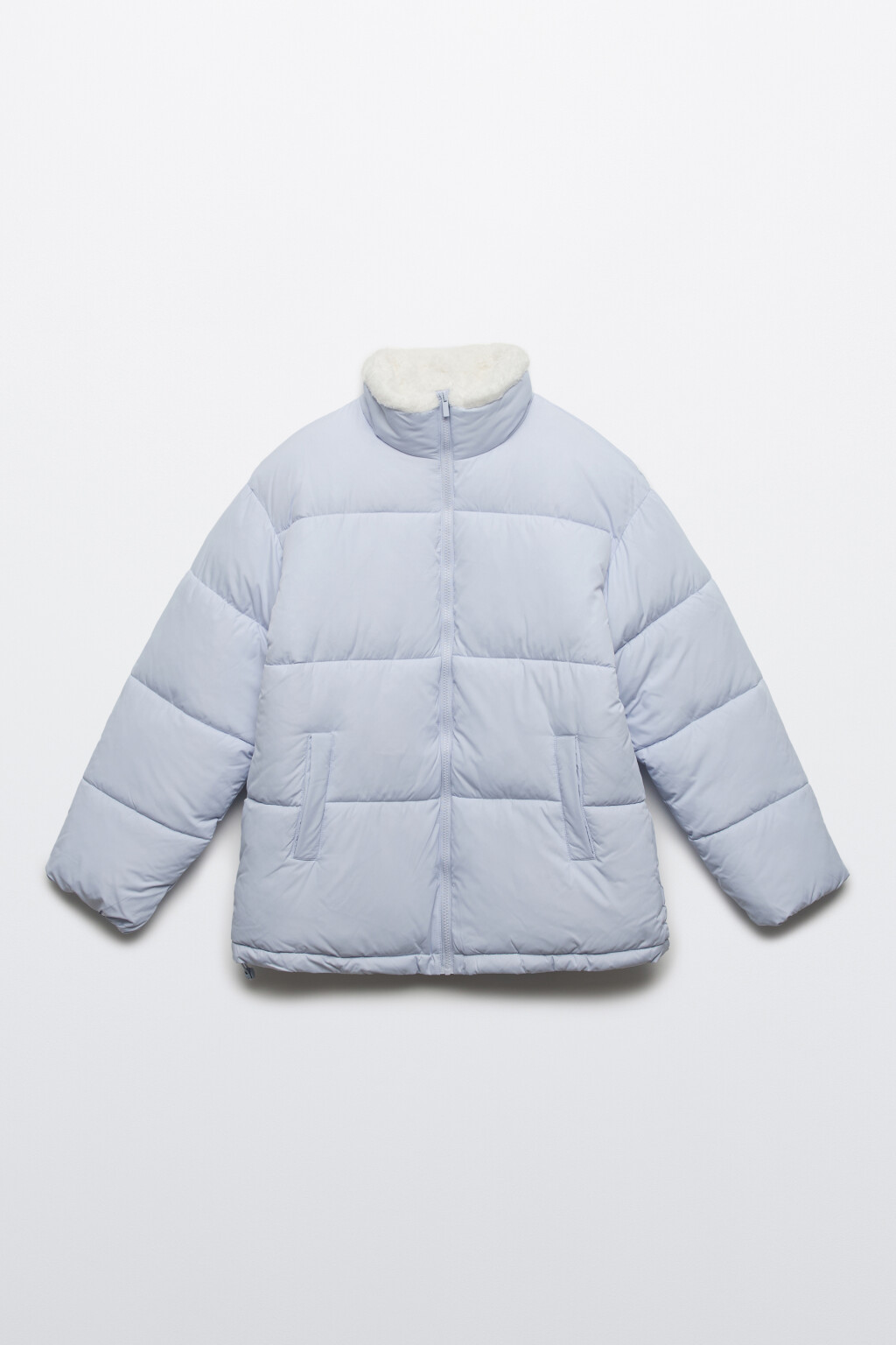 Куртка стеганая с теплой подкладкой - цвет голубой - 8