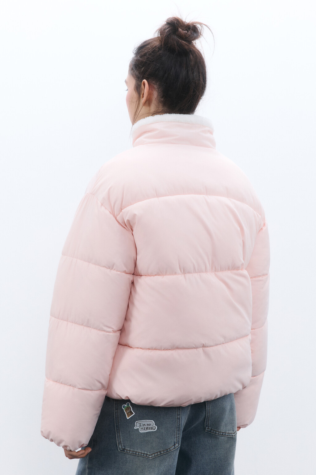 Куртка стеганая с теплой подкладкой - цвет розовый - 3