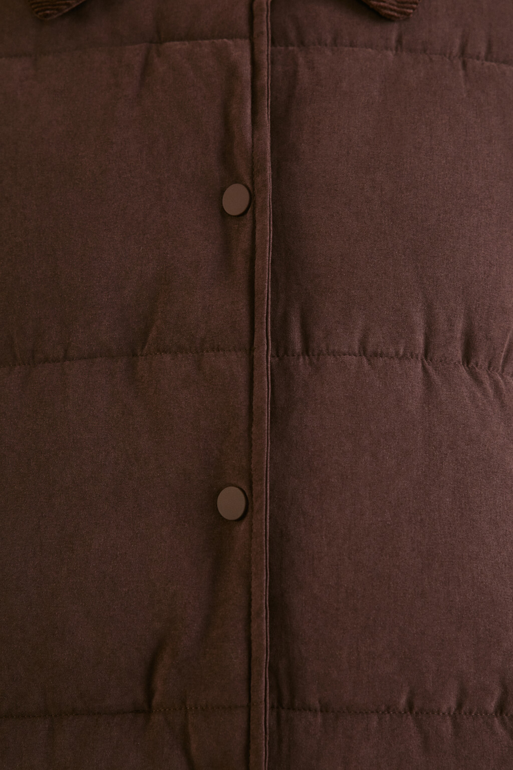 Куртка стеганая с воротником - цвет коричневый - 8