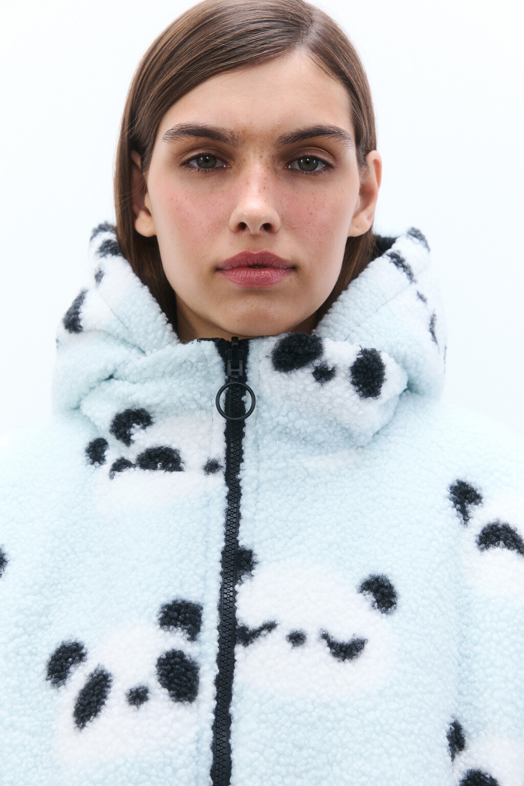 Куртка двусторонняя с капюшоном - цвет черный - 6