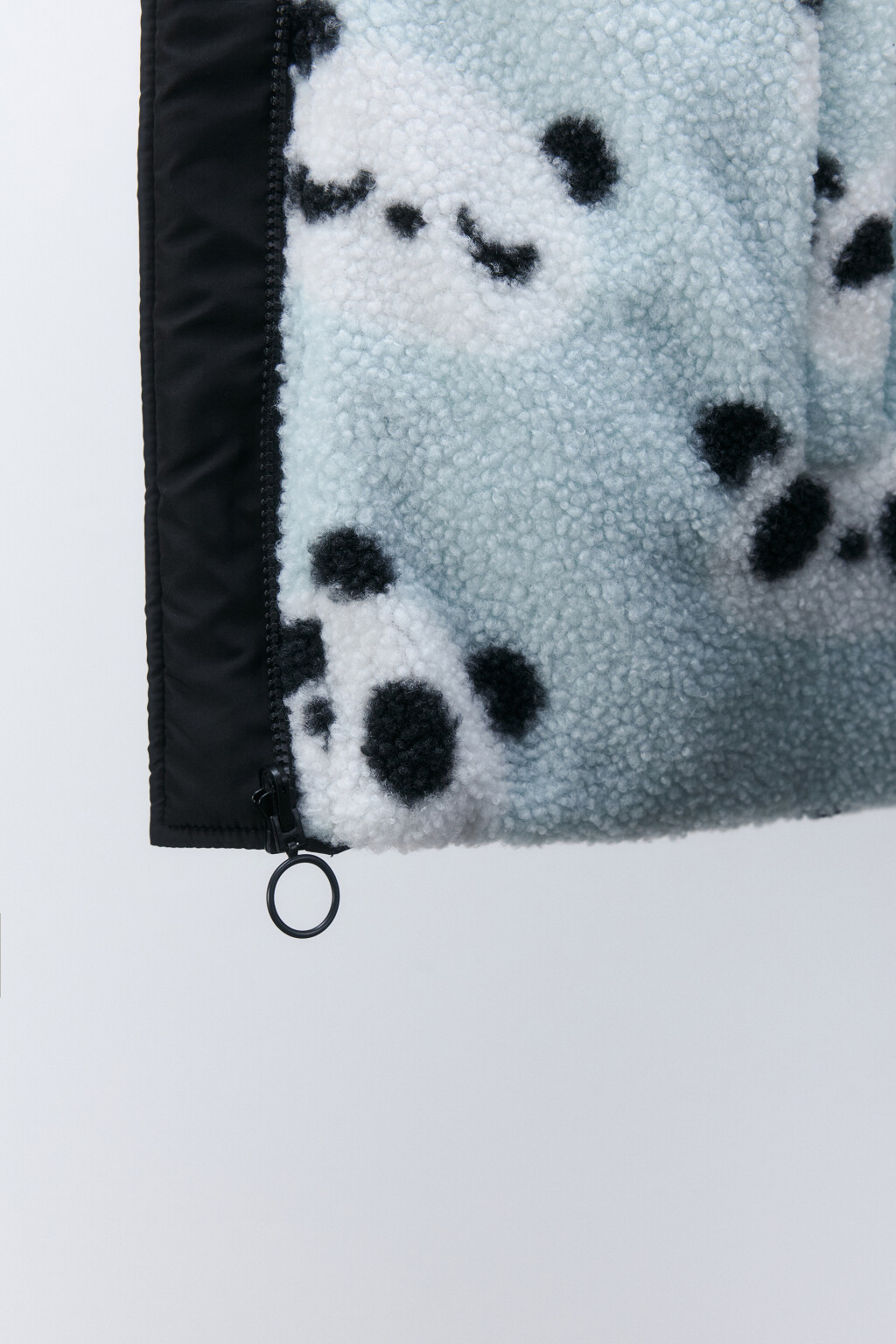 Куртка двусторонняя с капюшоном - цвет черный - 8