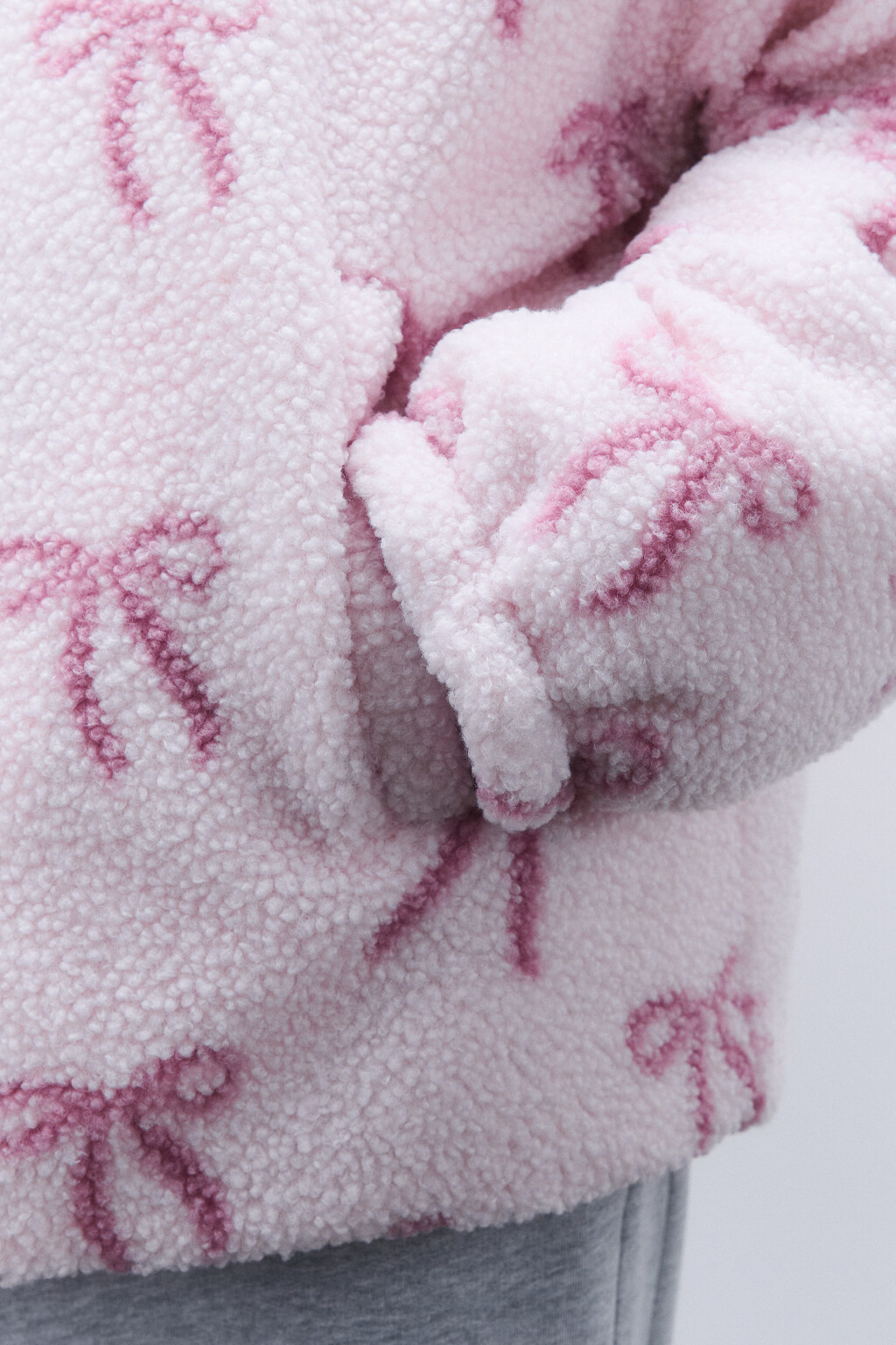 Куртка двусторонняя с капюшоном - цвет розовый - 7