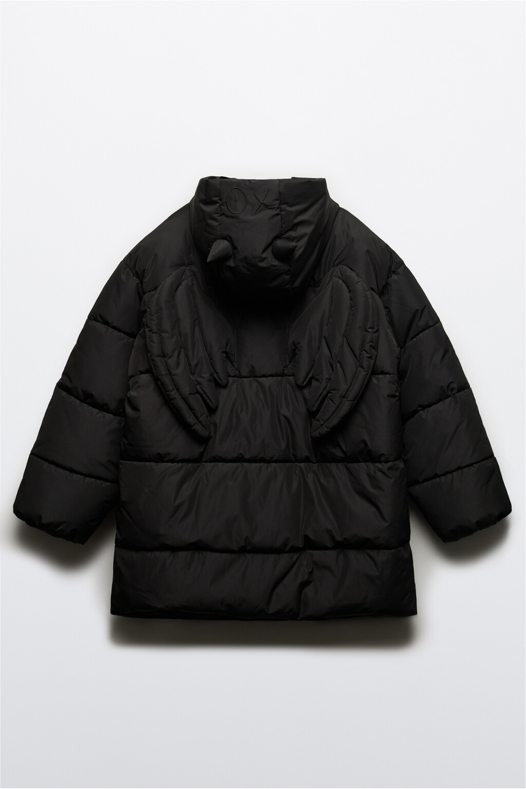 Куртка стеганая с крыльями на спине - цвет черный - 9