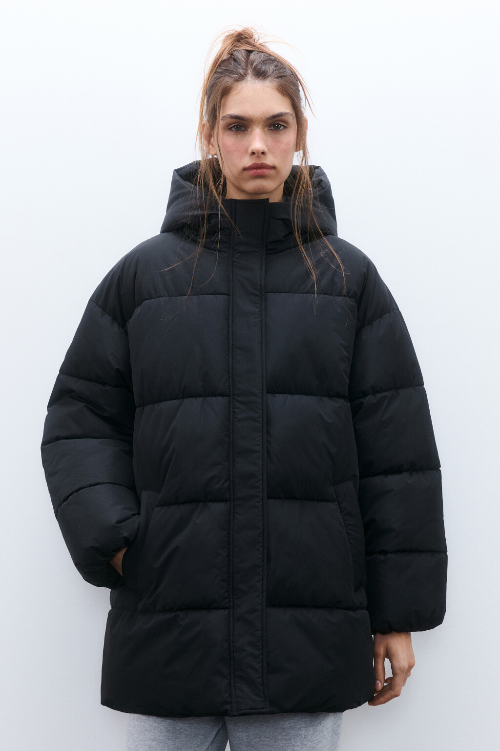 Куртка стеганая с крыльями на спине - цвет черный - 2
