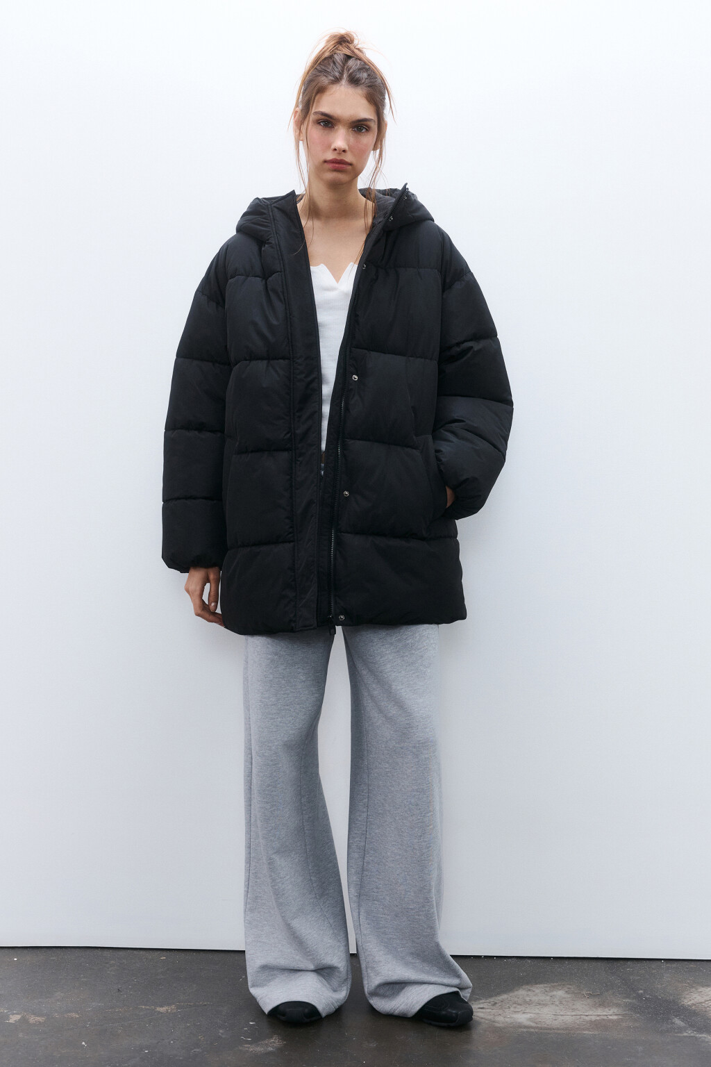 Куртка стеганая с крыльями на спине - цвет черный - 4