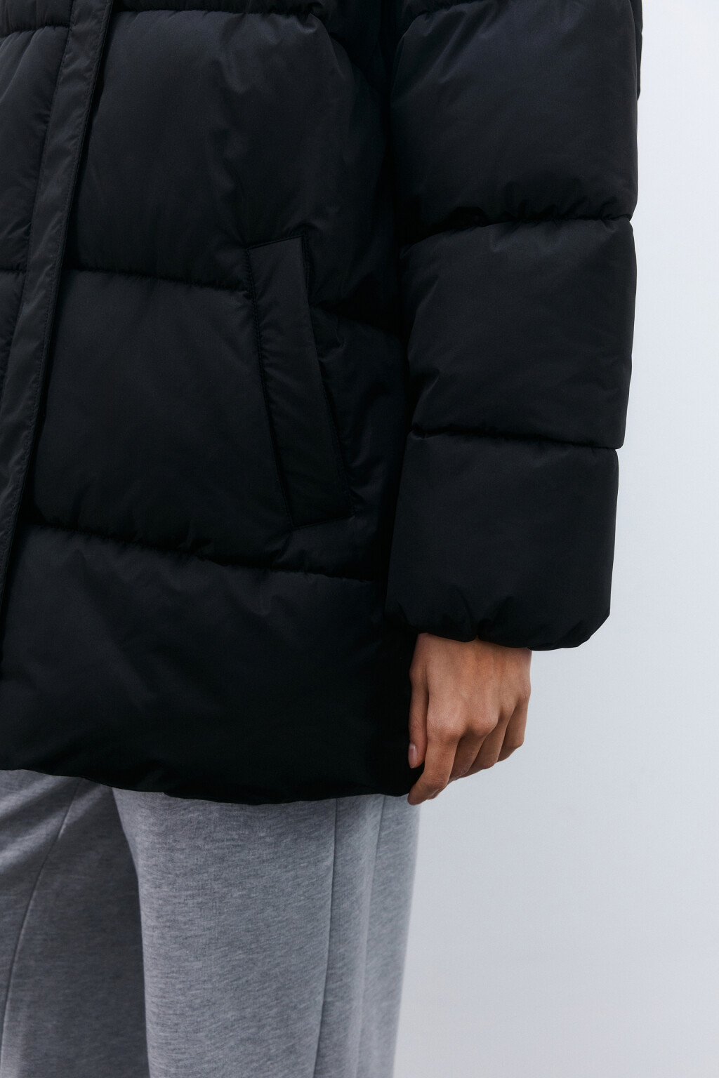 Куртка стеганая с крыльями на спине - цвет черный - 6