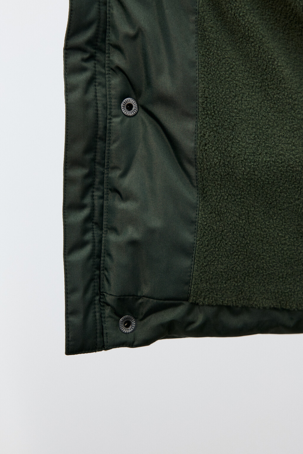 Куртка стеганая с капюшоном - цвет зеленый - 8