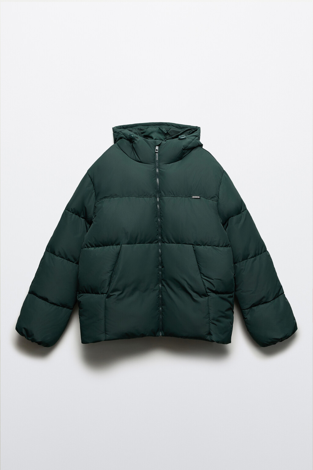 Куртка стеганая с капюшоном - цвет зеленый - 8
