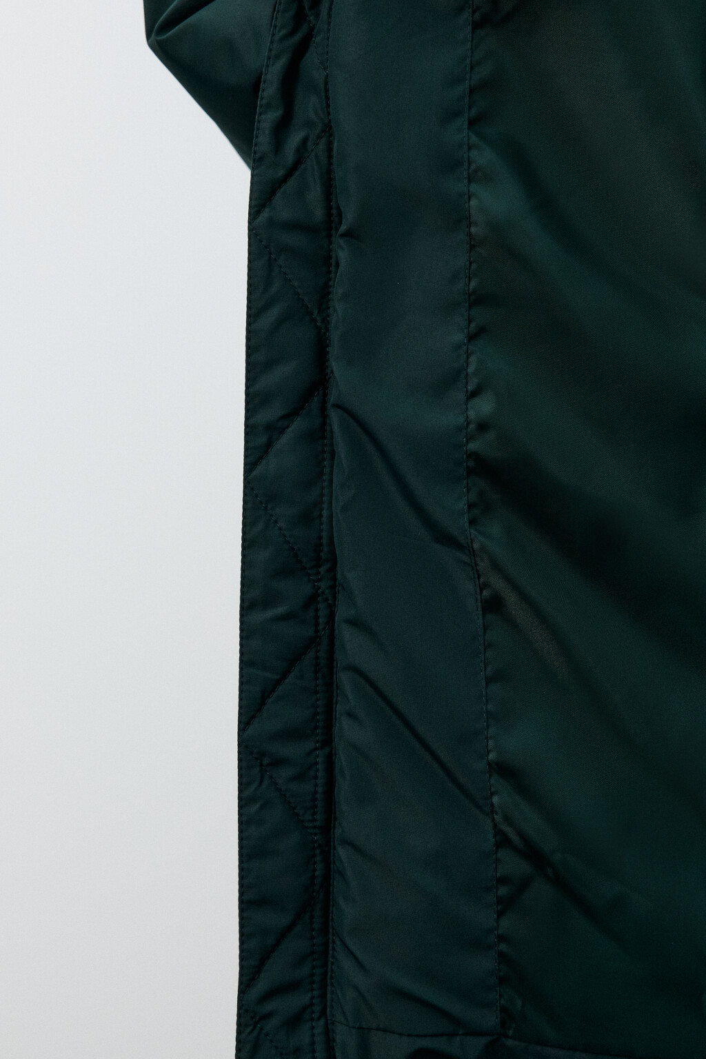 Куртка стеганая с капюшоном - цвет зеленый - 7