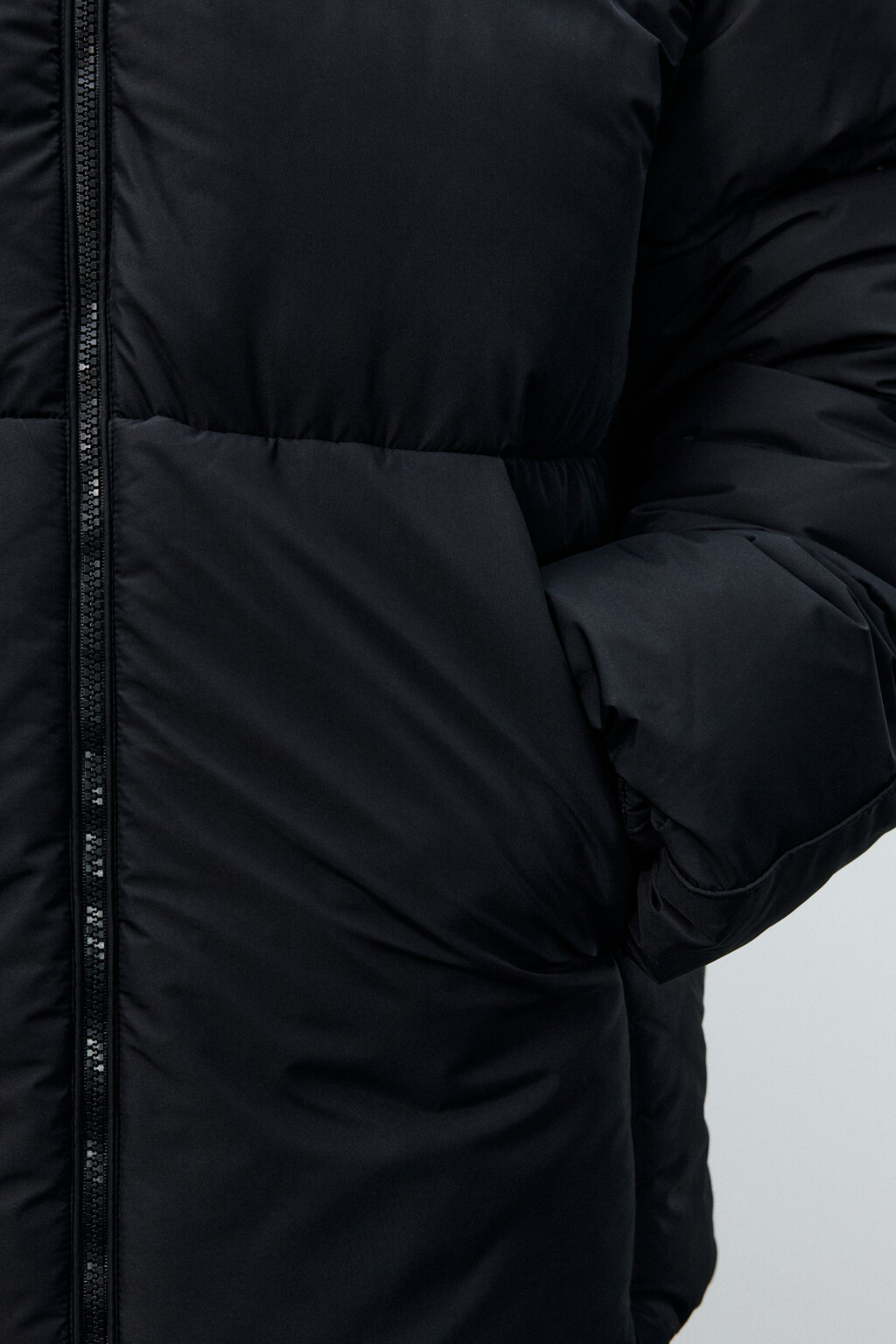 Куртка стеганая с капюшоном - цвет черный - 7