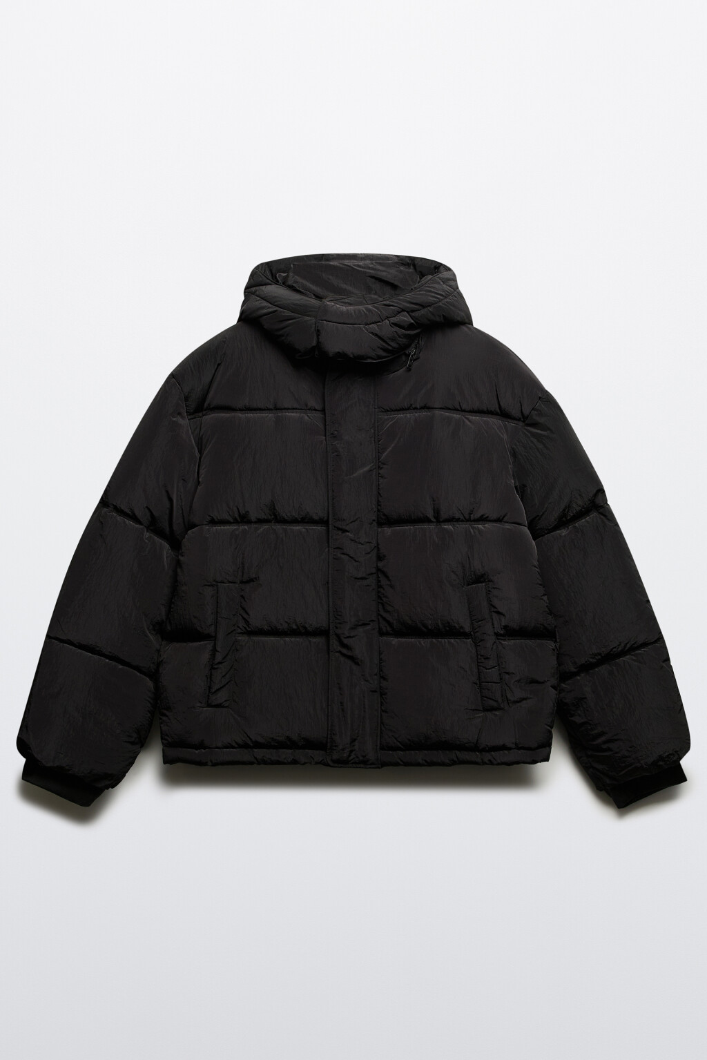 Куртка стеганая с капюшоном - цвет черный - 9