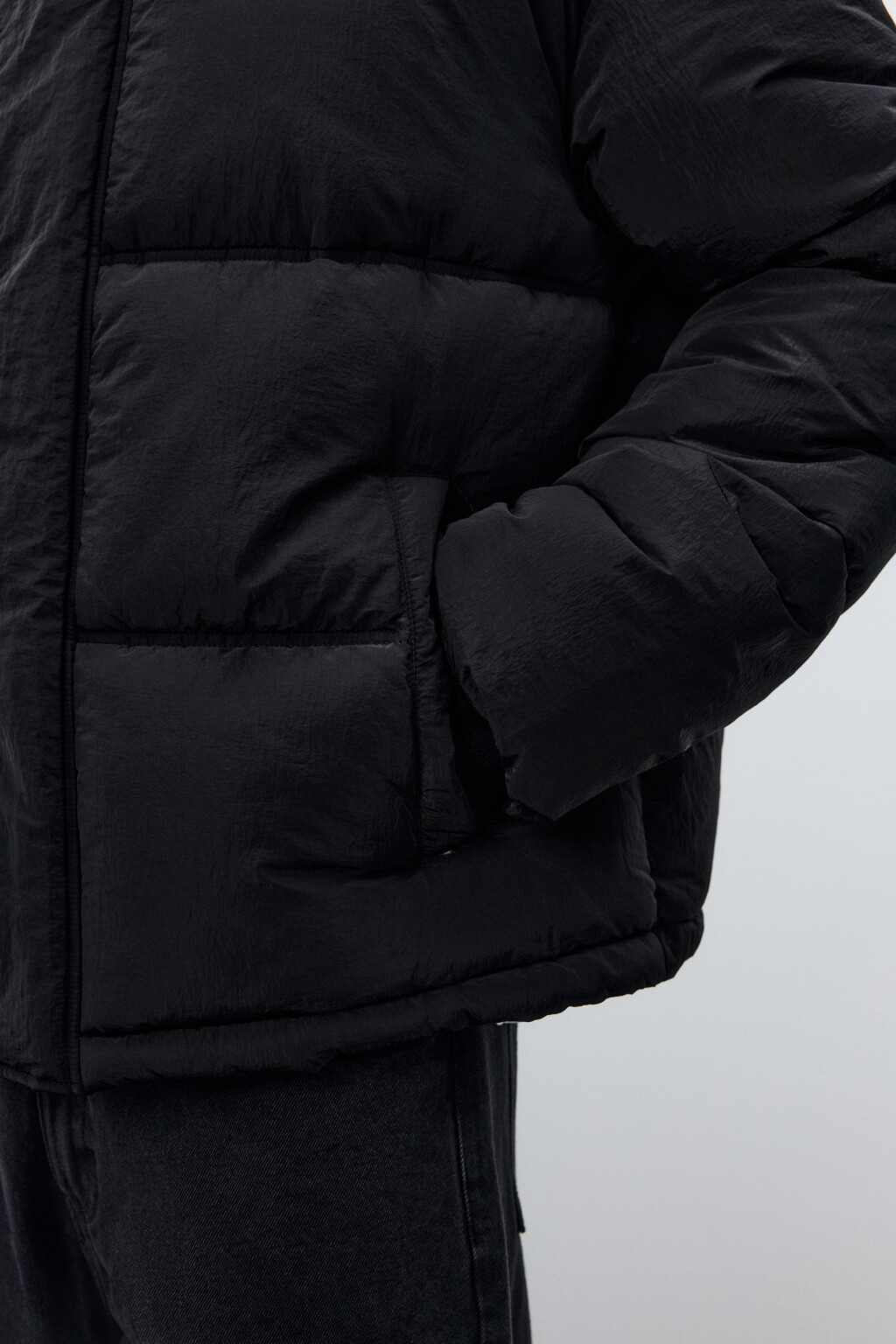 Куртка стеганая с капюшоном - цвет черный - 7