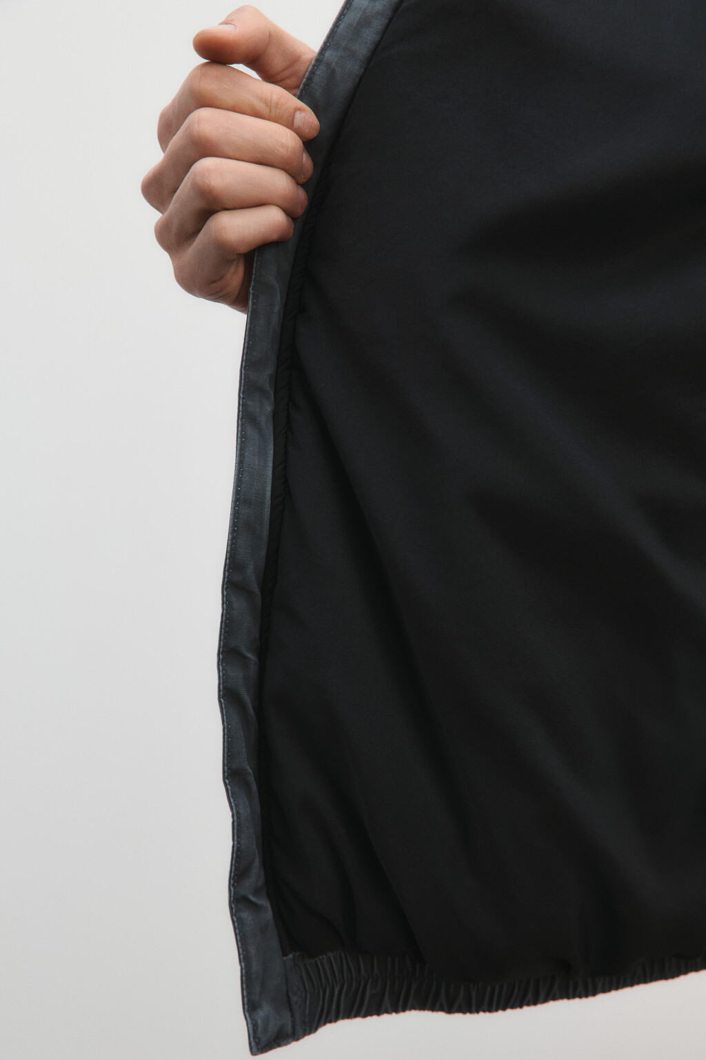 Куртка с капюшоном-балаклавой - цвет серый - 7