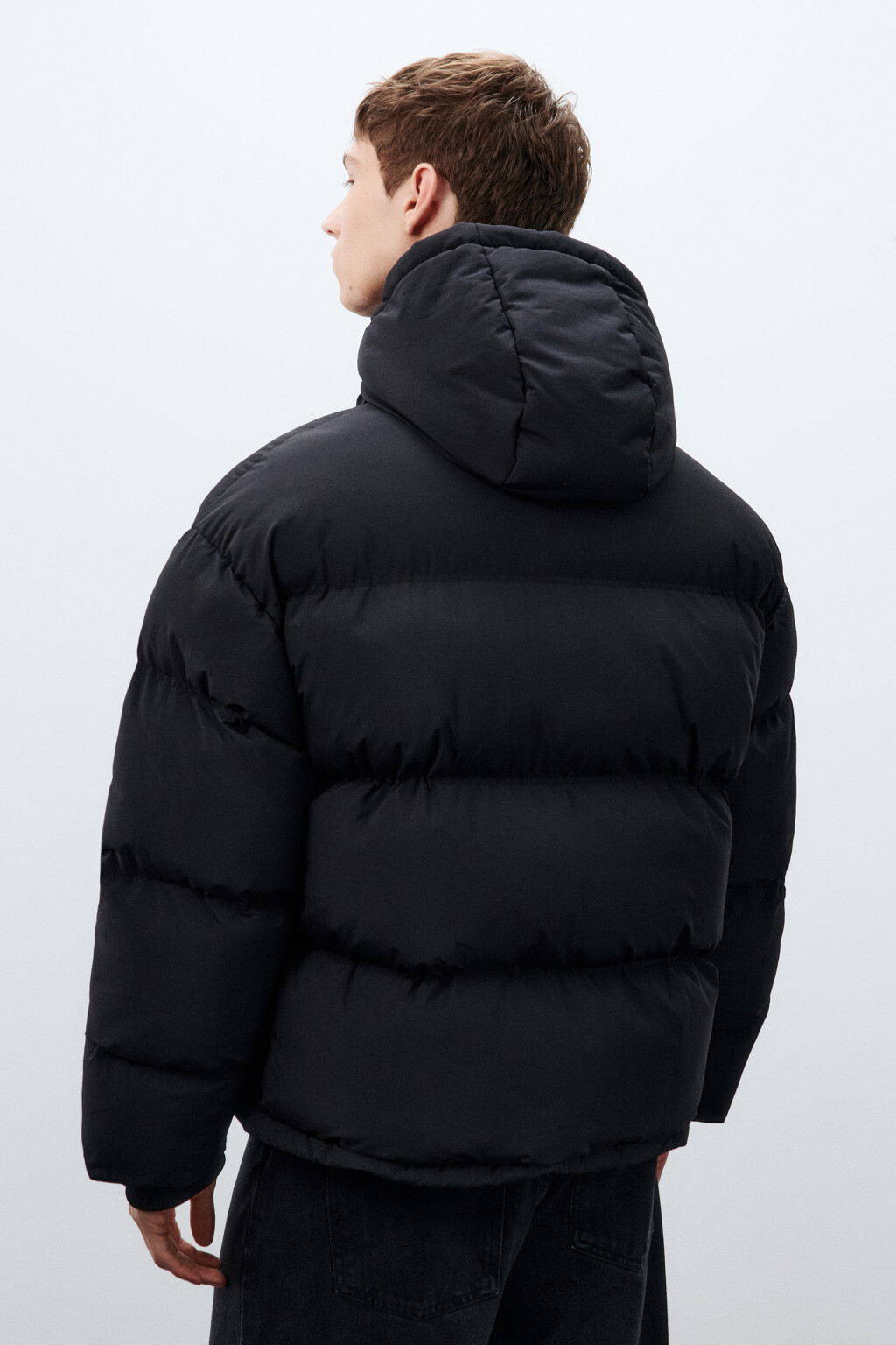 Куртка непромокаемая с капюшоном - цвет черный - 3