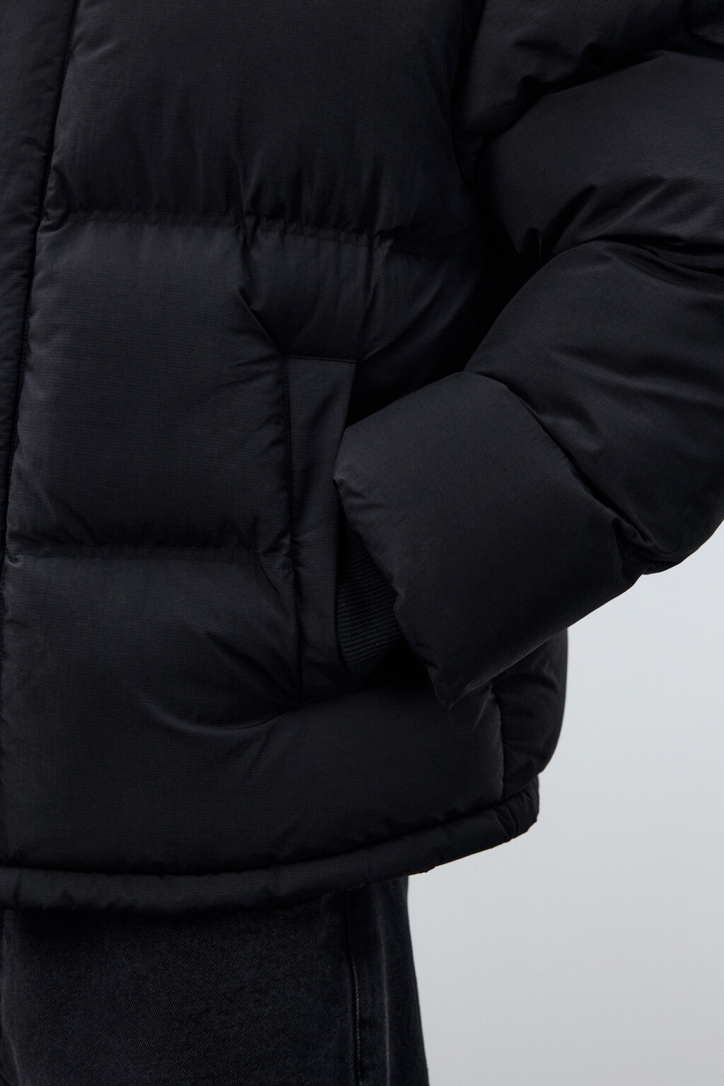 Куртка непромокаемая с капюшоном - цвет черный - 6