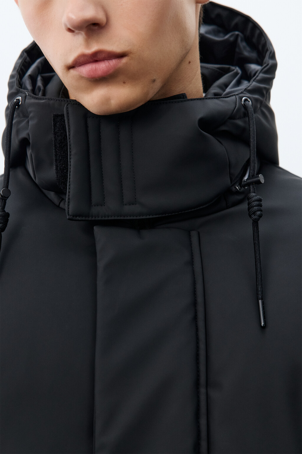 Куртка непромокаемая с капюшоном - цвет черный - 5