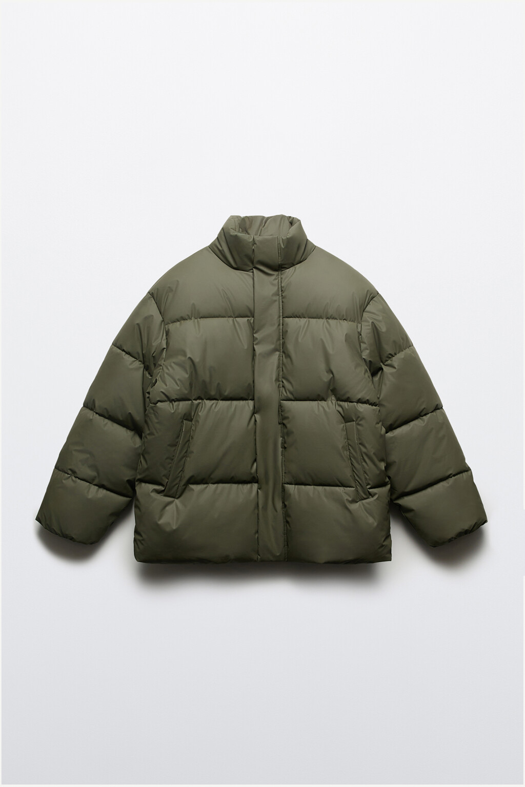 Куртка стеганая с воротником-стойкой - цвет зеленый - 8