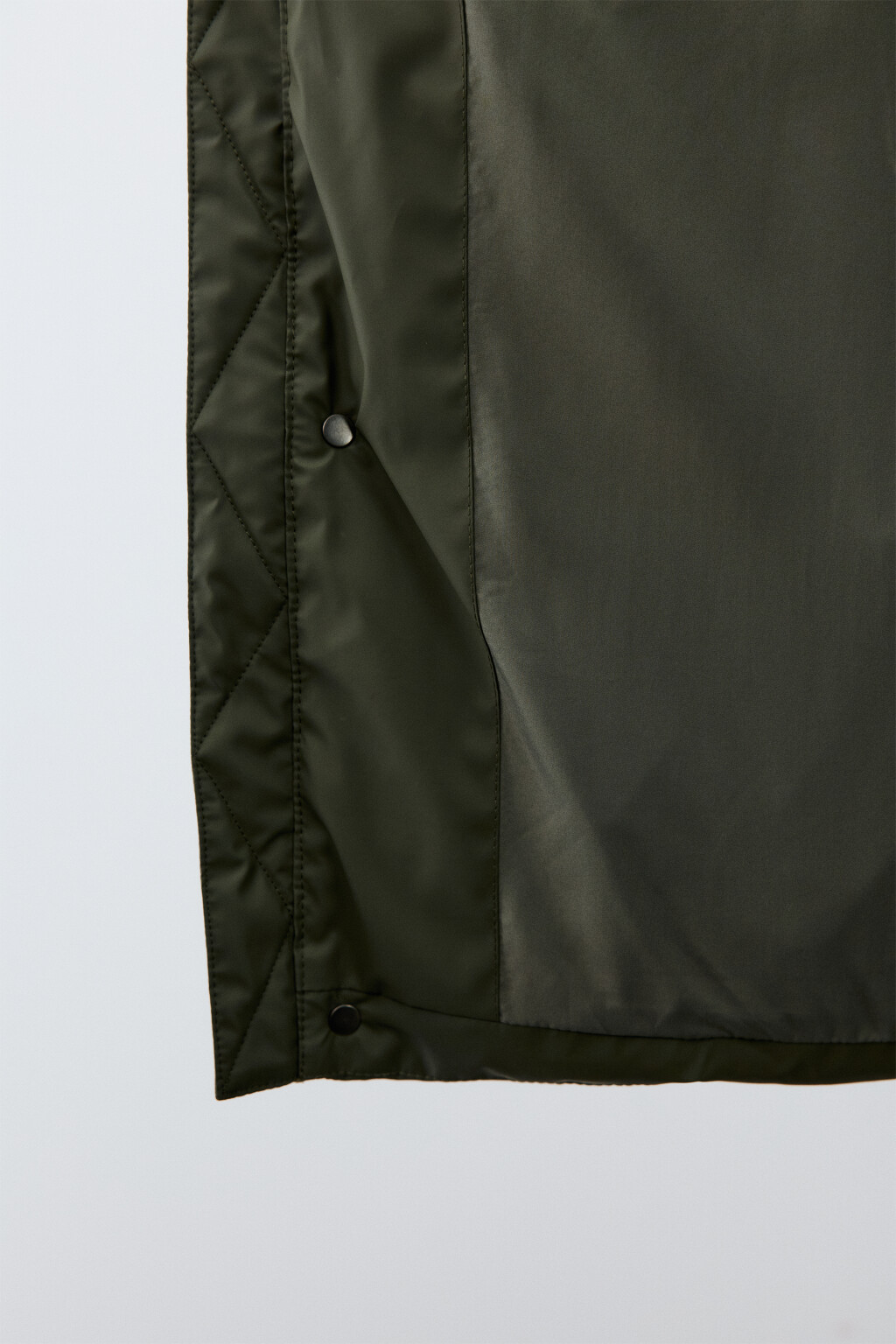 Куртка стеганая с воротником-стойкой - цвет зеленый - 7