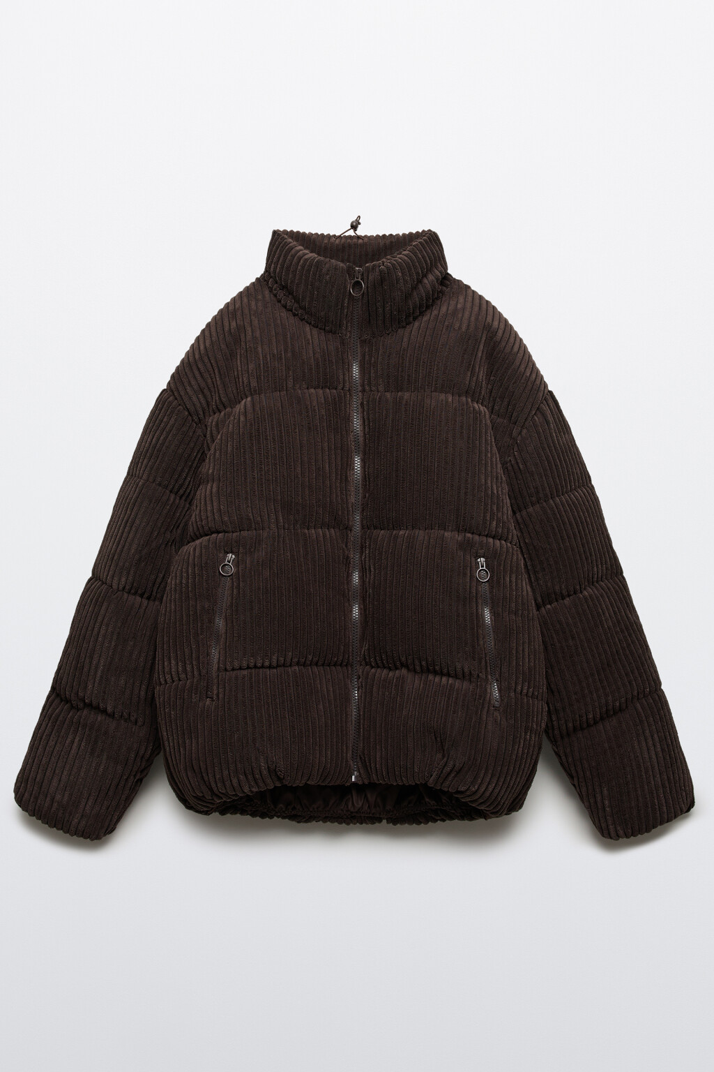 Куртка стеганая вельветовая - цвет коричневый - 10