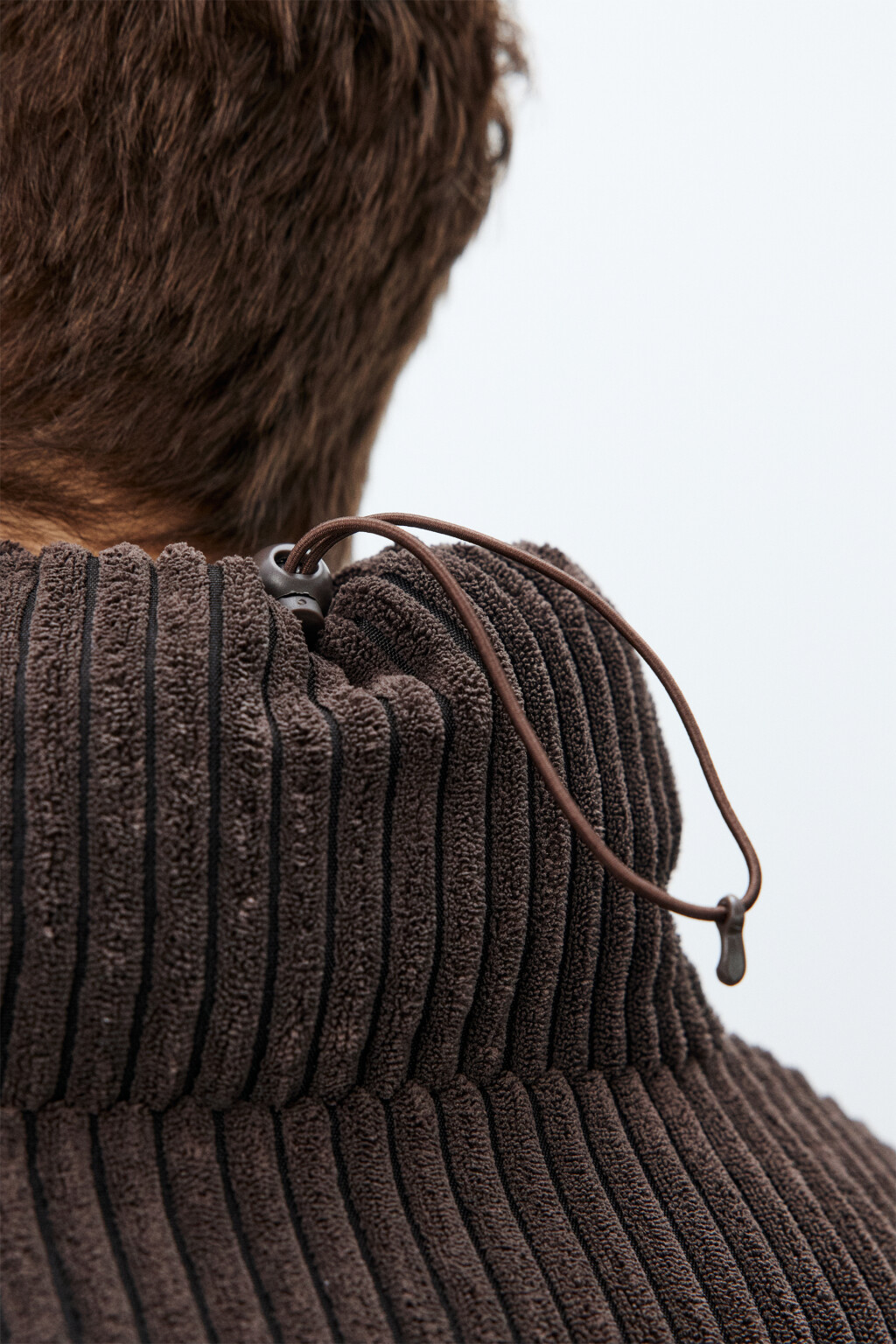 Куртка стеганая вельветовая - цвет коричневый - 8