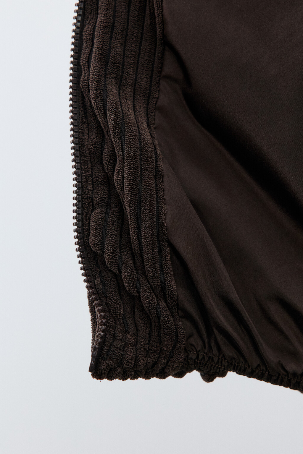 Куртка стеганая вельветовая - цвет коричневый - 9