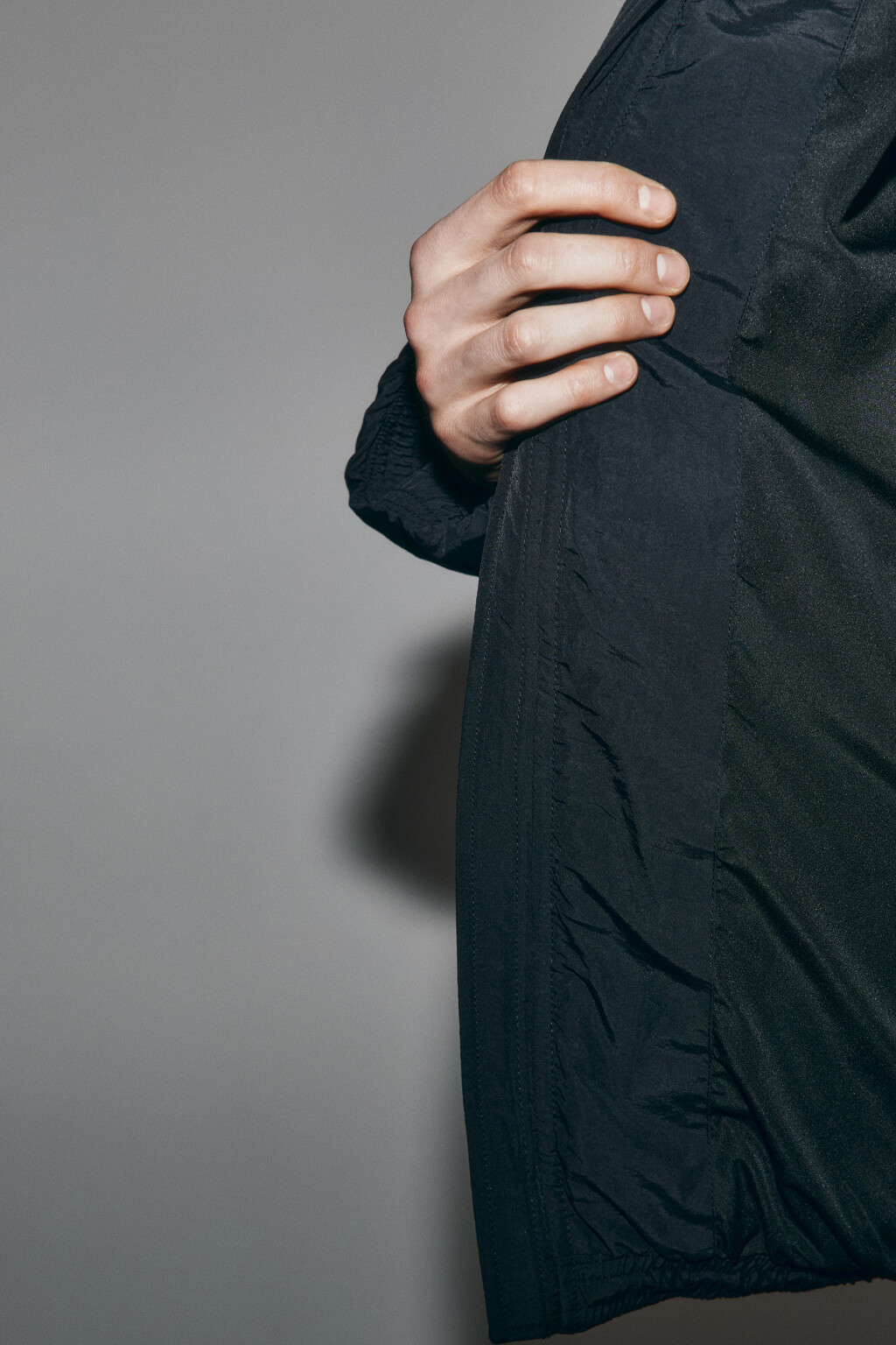 Куртка стеганая с утяжками - цвет черный - 9