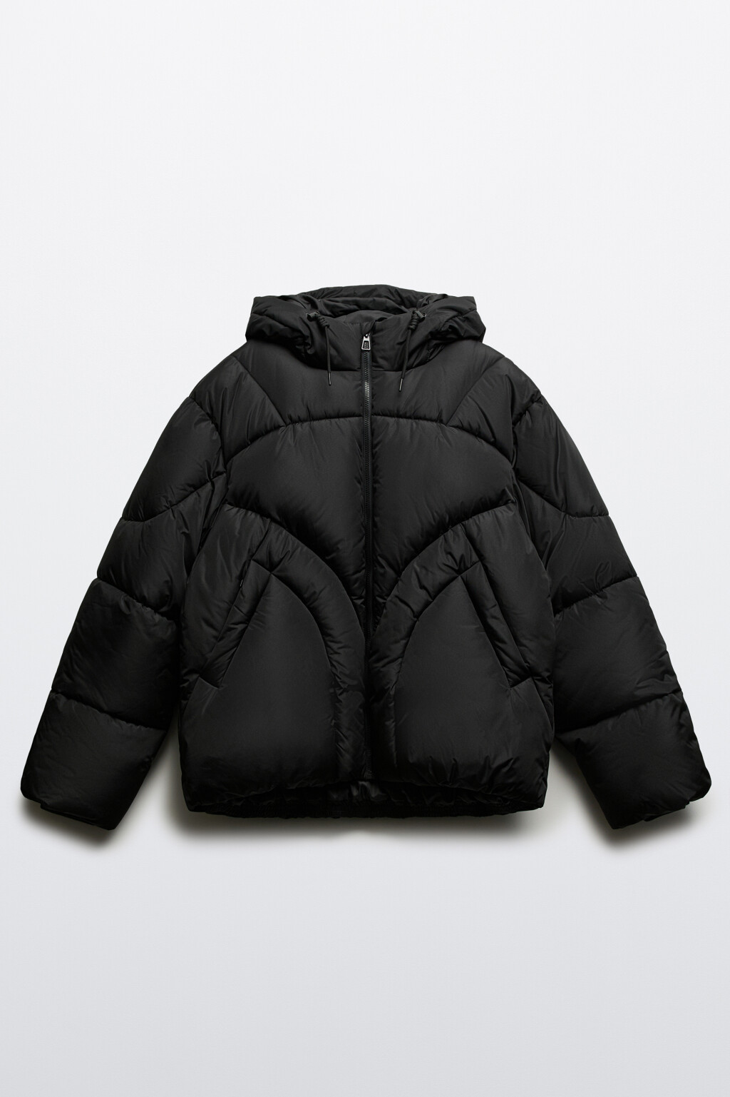Куртка стеганая с капюшоном - цвет черный - 9