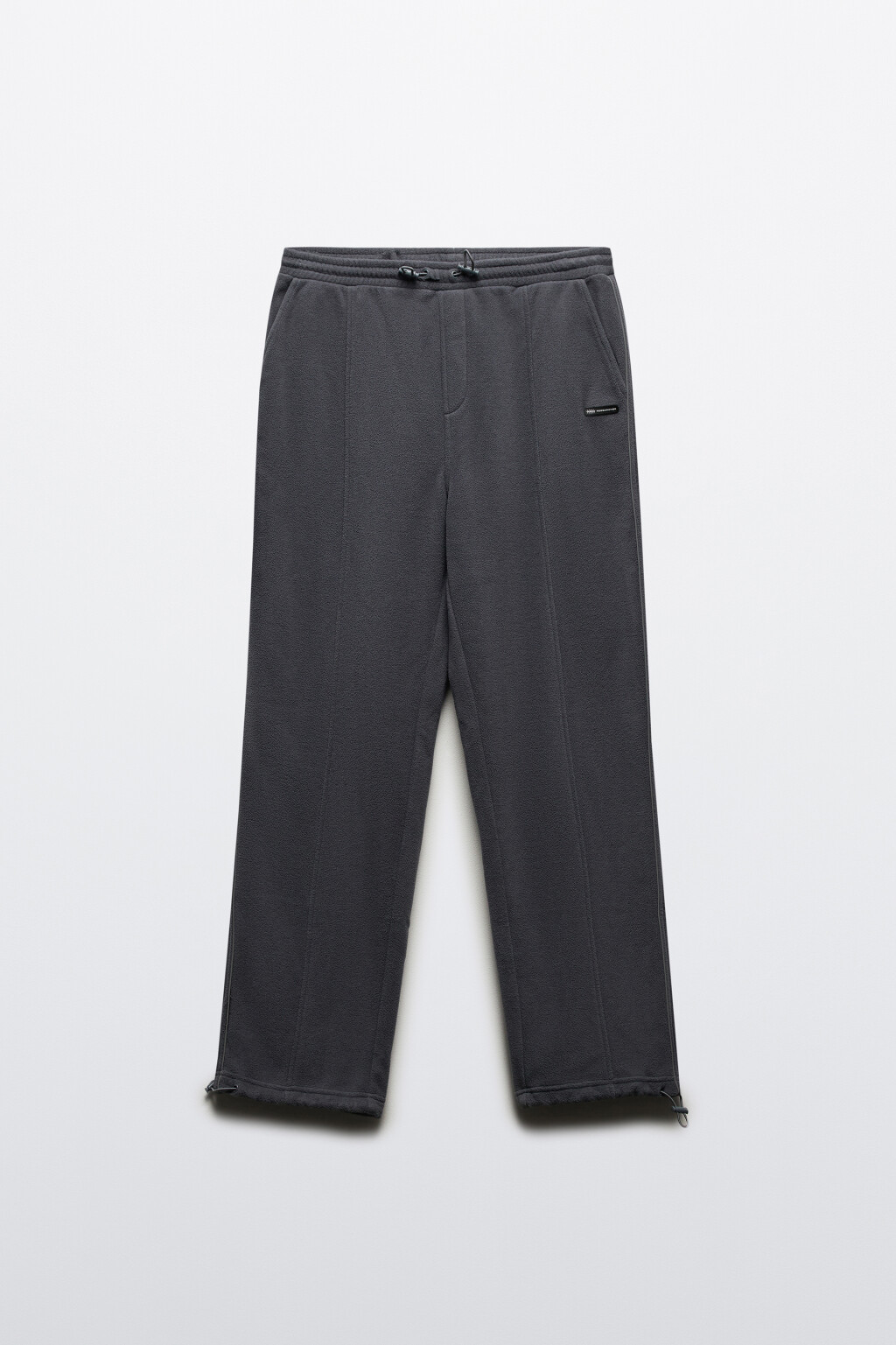 Брюки-джоггеры флисовые - цвет серый - 8