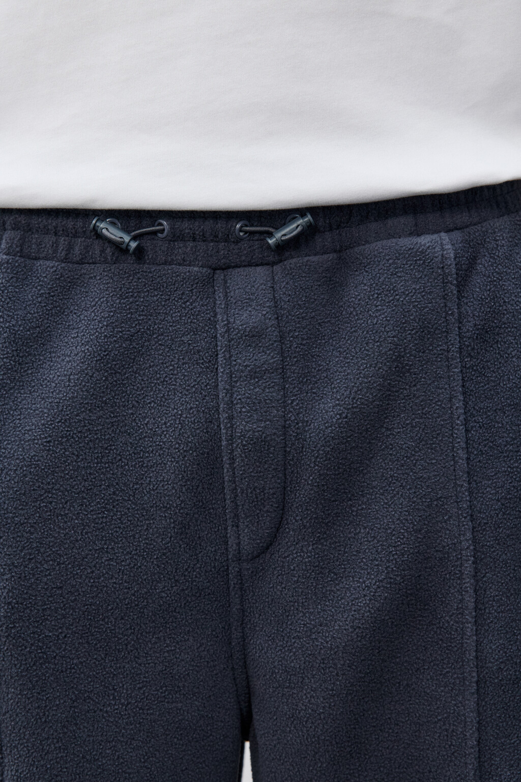 Брюки-джоггеры флисовые - цвет серый - 5