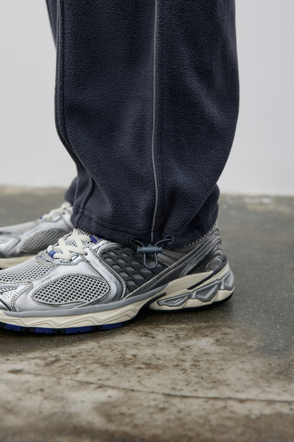 Брюки-джоггеры флисовые - цвет серый - 7