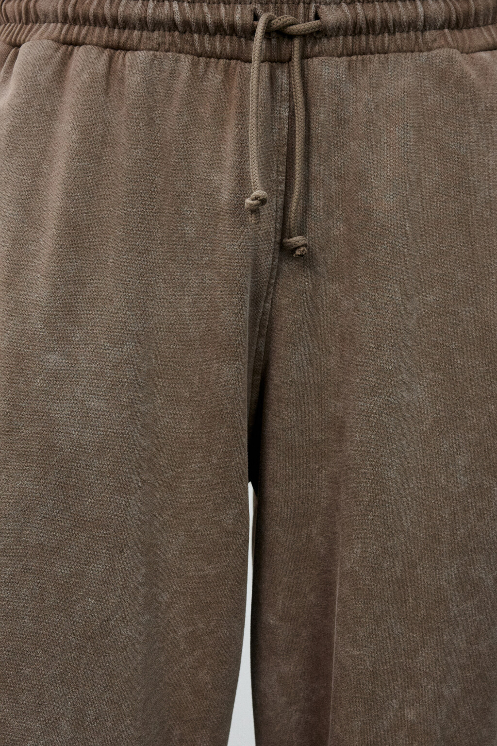 Брюки-джоггеры из хлопка - цвет коричневый - 5