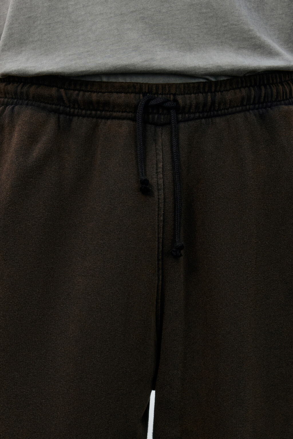 Брюки-джоггеры из хлопка - цвет коричневый - 5