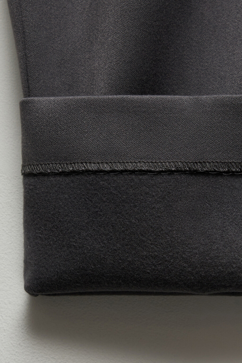 Брюки костюмные с утеплением - цвет серый - 8