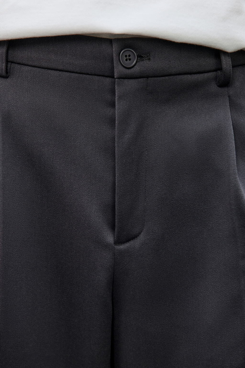 Брюки костюмные с утеплением - цвет серый - 5