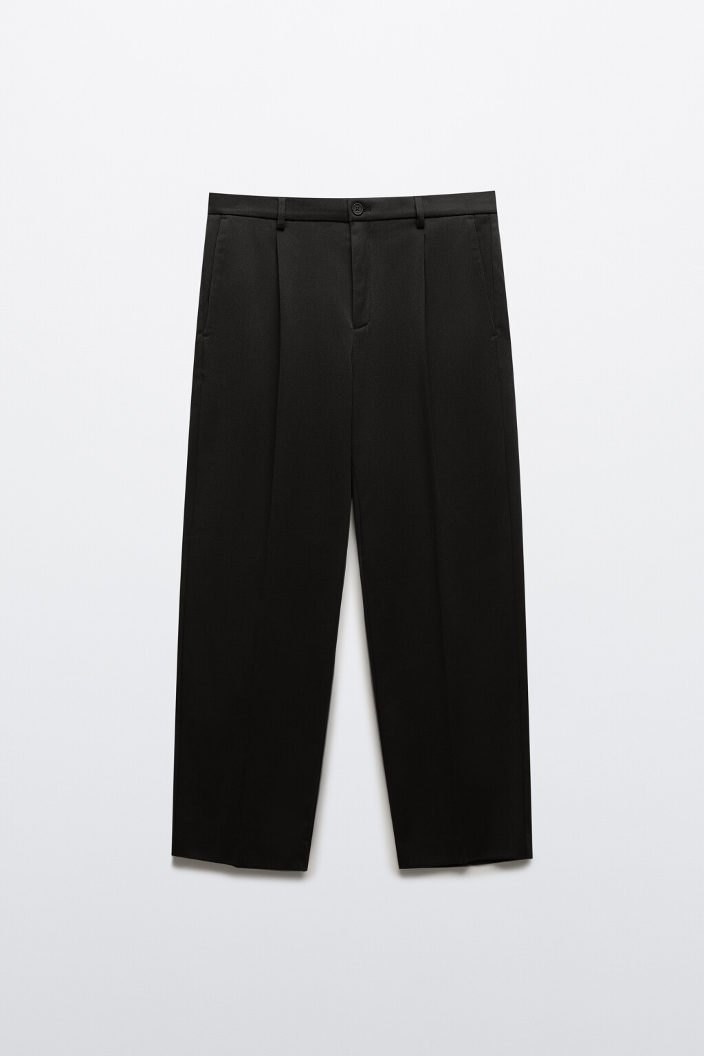 Брюки костюмные с утеплением - цвет черный - 7