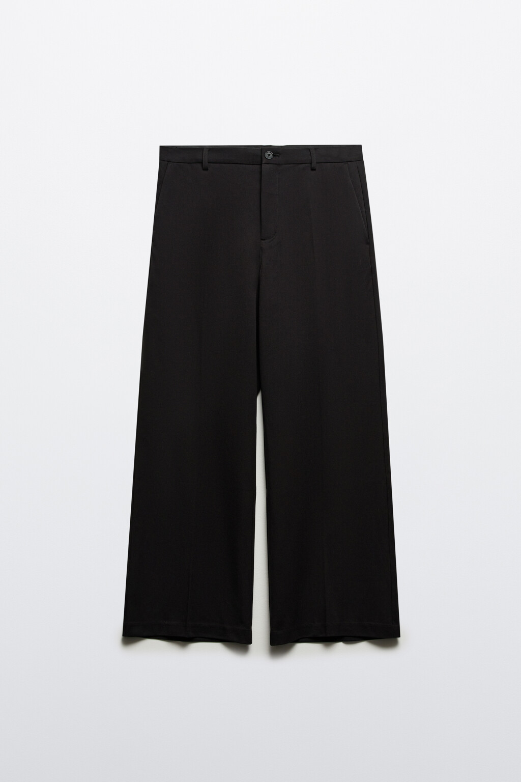 Брюки клеш костюмные - цвет черный - 7