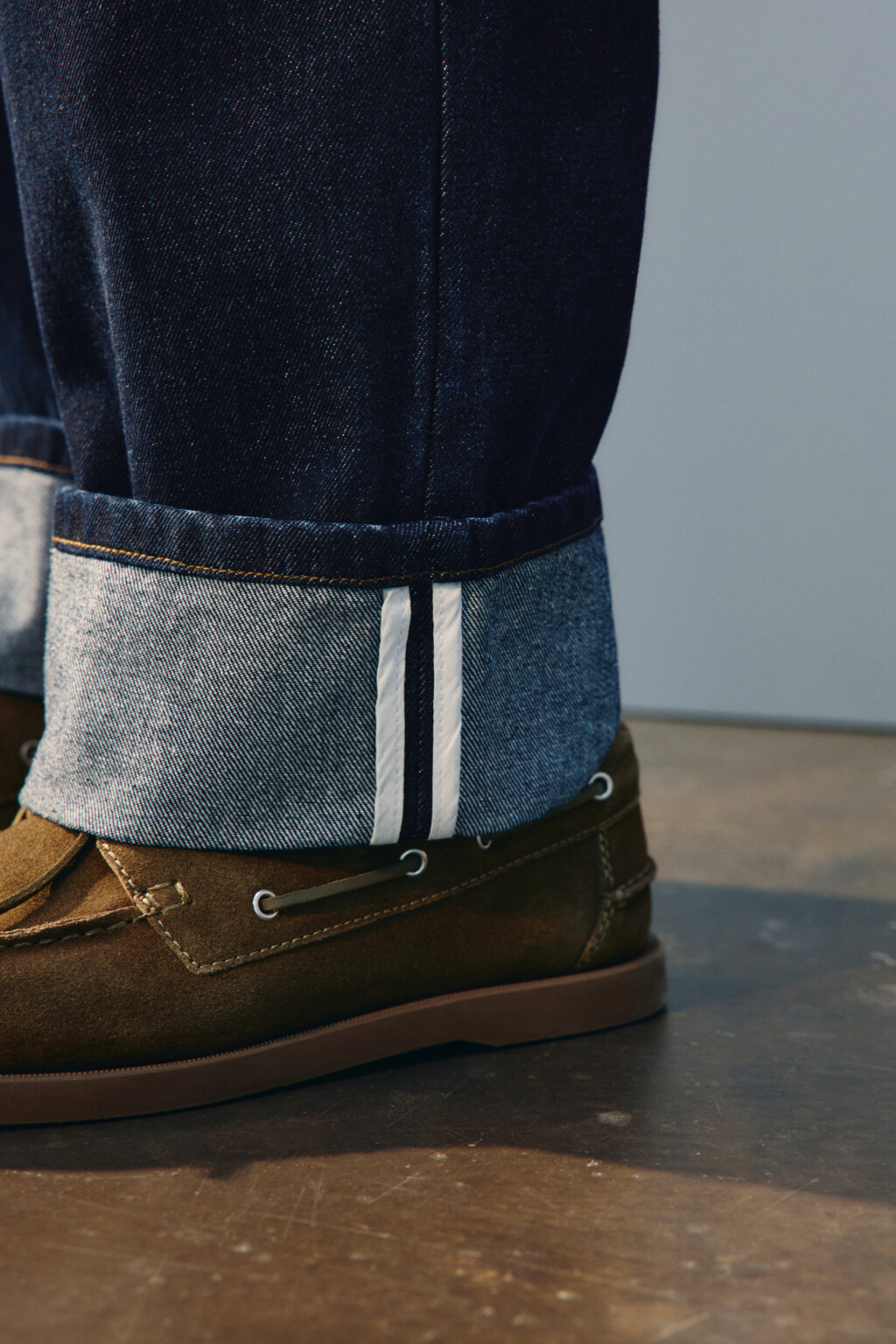 Джинсы прямые с подворотами - цвет синий - 6