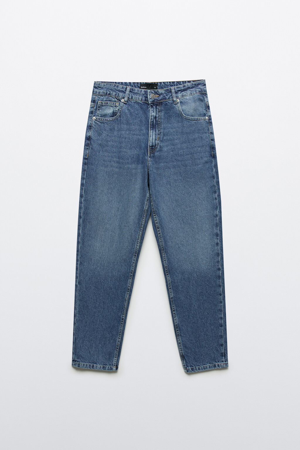 Джинсы loose fit прямые - цвет голубой - 7