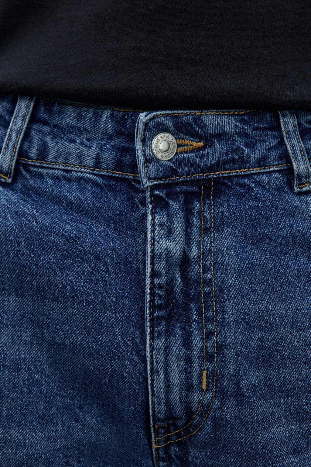 Джинсы loose fit прямые - цвет голубой - 5