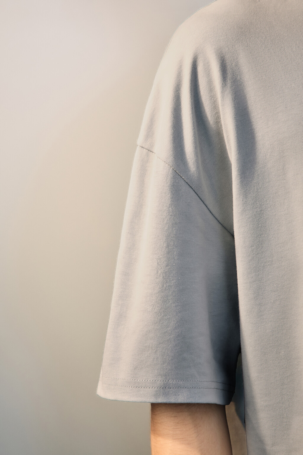 Футболка хлопковая с принтом - цвет серый - 6